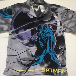 batman button down shirt